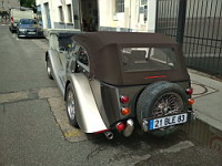 Morgan 4-4 coupe cabriolet, grise (Lyon, 2020-06)(3)